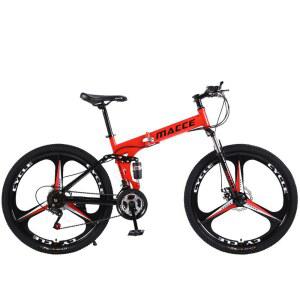 2단 접이식자전거 MTB 26인치 7단 그레이 21 충격 성인용 알루미늄 접이식 학생