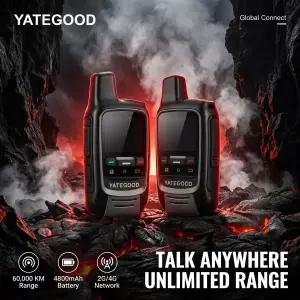 야트굿 G300 5000KM 무전기 장거리 GXINPOC 글로벌 PTT 4G POC 100km