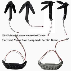 엔진 빅 기어 접이식 원격제어 드론 전등갓 범용 10 스타일 모터 베이스 블랙 E88pro Quadrotor 교체용