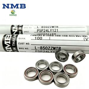 20pcs50pcs100pcs 5x8x2.5mm 소형 깊은 홈 볼 베어링 오리지널 NMB L-850ZZ MR85ZZ 정밀 밀봉 롤링