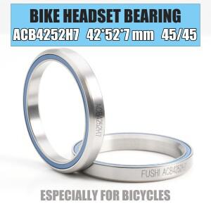 2pc ACB4252H7 헤드셋 베어링 42527mm 4545 앵귤러 콘택트 1-12인치 자전거 프레임 헤드셋포크 피봇 42 52