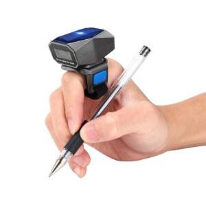 EYOYO 업그레이드된 미니 웨어러블 2D 1D QR 핑거 링 바코드 스캐너 무선 | 3IN1 USB 유선 및.4G 및 블루투스 PDF417 데이터 매트릭스 리더 아이폰호환 ANDROID 태블릿 PC와 호환