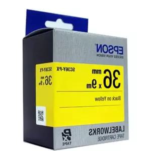흑문자 3D 도트 기타프린터 라벨프린터리본노랑 EPSON