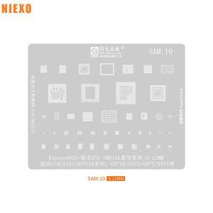 Amaoe BGA-리볼링 스텐실,  S10 플러스 노트 G975 G9730 Exynos 9820 CPU RAM IC 칩 리볼링 틴 네트