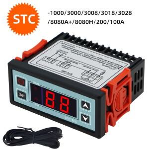 STC-1000 3008 디지털 온도 조절기, STC-8080A + 110-220V 10A