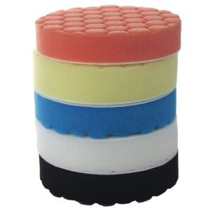 5인치(125mm) 자동차 광택기용 광택 패드 키트 20개