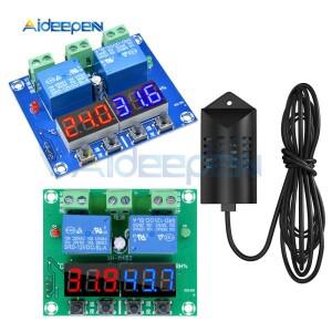 Gaqqee XH-M452 온도 조절기 습도 제어 컨트롤러 모듈 DC 12V LED 디지털 디스플레이