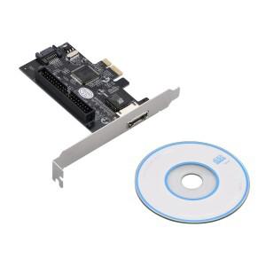PCI-E to eSATA IDE 확장 카드, RAID 컨트롤러 어댑터 JMB363 ATA133