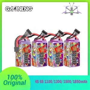 FPV 드론 헬리콥터 비행기용 GNB 4S 6S 1100/1300/1500/1850mAh 15.2V 22.8V 120C XT60 포함 충전식 리포