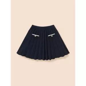 [BEANPOLE KIDS] 클래식 니트 플리츠 스커트  네이비 (BI6827G02R)