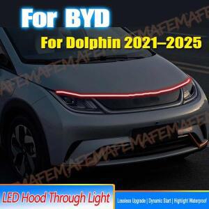 호환 1PCS 자동차 LED 주간 주행등 DRL 안개등 BYD 돌핀 2021-2025 장식용 분위기등 앰비언트 라이트 12V