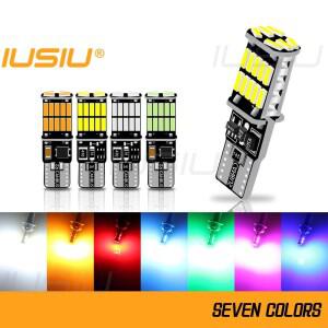 IUSIU 실내 주차 후미등 신호 램프, 매우 밝은 LED 전구, T10, BA9S, H6W, H21W, W5W, 194, T4W, 26smd, 12
