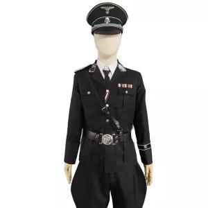 독일군 코스프레 제복 풀세트 파티 트렌디 선물 코스튬 영화 촬영 할로윈 장교복 졸사