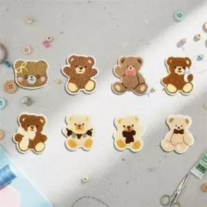 의류 열 접착 패치 옷 꾸미기 자수 귀여운 동물 와펜 리폼 어린이 핸드메이드 파우치 장식
