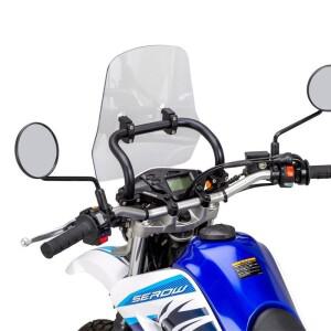 Yamaha XT250 SEROW ADVENTURE 2005 오토바이 액세서리 앞 유리 에어 디플렉터 22mm 그립