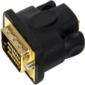 StarTech.com HDMI to DVI-D 비디오 케이블 어댑터 - F/M HD 변환기 HDMIDVIFM 블랙 3.2 x 0.8 5.9