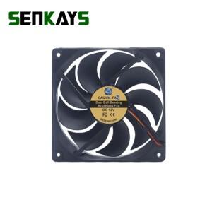 듀얼 볼 베어링 12025 CPU 선풍기, 컴퓨터 케이스 냉각 120mm, 12cm, 120x120x25mm, DC 5V, 12V, 2 핀, 3 F