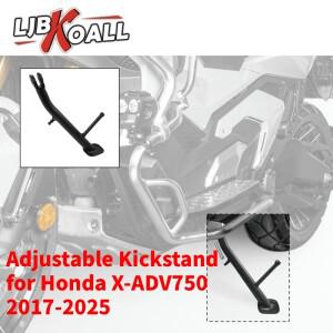 혼다 X-ADV750 2017-2025 바이크 오토바이 조절식 킥스탠드 알루미늄 풋 사이드 킥 X ADV 지원 액세서리