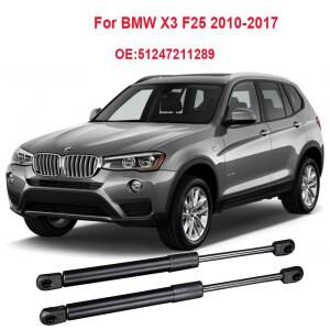 2PCS 후면 테일게이트 부트 트렁크 가스 스프링 스트럿 BMW 호환 X3 F25 2010