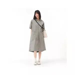 체이스컬트 만원이상무배 2color W 경량 후드 원피스 432768