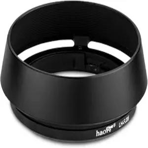Haoge LH-FJ35 Bayonet Round Metal Lens Hood for Fujifilm Fuji Fujinon XF 35mm f/2 R WR XF35mmF2 f2