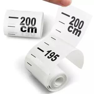 투명 키재기 스티커 200cm 키재기판 성장기록 키스티커 벽걸이키재기