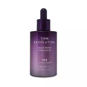 MISSHA 타임 레볼루션 나이트 리페어 보랏빛 앰플 5X 70ml 1개 Ss