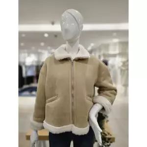 [포커스] 사선포켓 무스탕 자켓 FW3K7JK0354