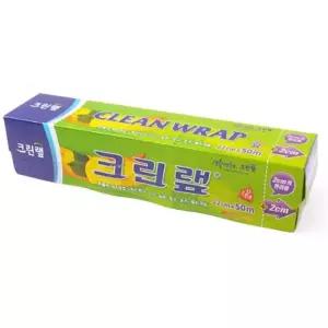 일회용 음식포장 나들이 위생용품 보관 22cmX50m 롤팩 크린랩