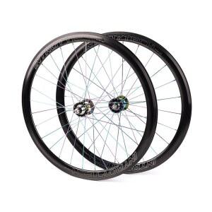 POLSO 고정 기어 자전거 바퀴 세트 알루미늄 합금 전면 및 후면 Fixie 자전거 바퀴 세트