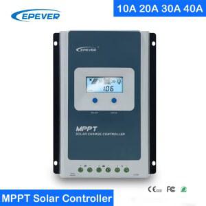 EPever MPPT 태양 전지 충전 컨트롤러 자동 태양 전지 패널 레귤레이터 태양 전지 충전기 Tracer3210AN 4210AN 40A 30A 20A 10A 12V 24V