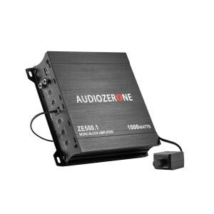 자동차 오디오 앰프 ZE500.1 1000W 모노블록 클래스 D MOSFET 서브우퍼 오디오 1-4옴 안정형 로우패스 크로스오버 전원부 스테레오