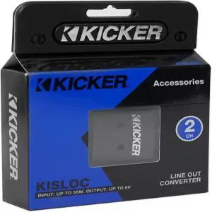 Kicker 46KISLOC K-시리즈 인터커넥트 스피커 to RCA 라인아웃 컨버터 공장 라디오를 애프터마켓 앰프에