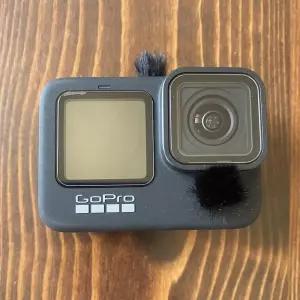 Go Pro Hero 9 10용 카메라 마이크 윈드 머프 시리즈(블랙)용 데드 캣 윈드스크린 커버
