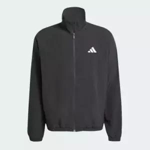ADIDAS 남여공용 바람막이 자켓 에센셜 스몰 로고 윈드브레이커 JM1772 LE12211771