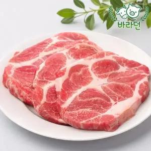 바라던 프리미엄 듀록 돼지 목살 구이용 500g 1팩