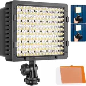 NEWER 160 LED CN-160 조광 초고전력 패널 디지털 카메라/캠코더 비디오 라이트 캐논 니콘 펜탁스 파나소닉