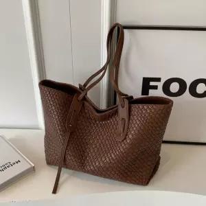 메쉬 위빙 쇼퍼 숄더 빅백 보부상 가방 F007350