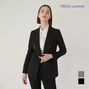 [OLIVIA LAUREN] 수트 카라 더블 자켓_VOCGAYM3111