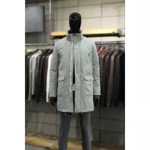 [빠니깔레]하이넥후드 내피퀼팅 경량트렌치패딩 m-icjp58gr _
