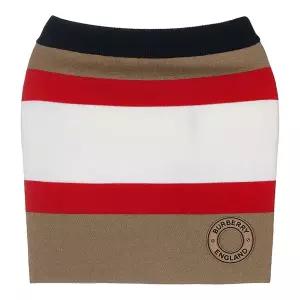 [롯데백화점]버버리 여아 로고 그래픽 아플리케 울 스커트 8057927 C KG3 BAILE ICON SKIRT A7041 (2-4)