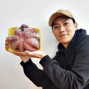 국내산 자숙 문어 자연산 돌문어 1마리 1.5kg (자숙후 1kg내) 제수용 통문어