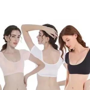 흡수 이너 부드러운 티셔츠 여성 겨드랑이땀 패드 여름 이너웨어 여름용 민소매 내장