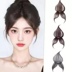 정수리 부분 가발 간편 똑딱이 볼륨 여성 부분 가발 자연