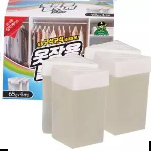 냄새제거제 x 옷장용탈취제(65g 4개입)_코튼향