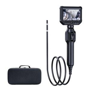 ABKS 조절 가능 LED 1미터 케이블 관절형 내시경 4.3인치 스네이크 카메라 산업용 내시경 비디오 검사 스코프