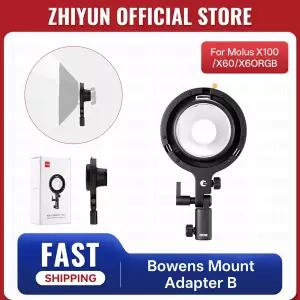 ZHIYUN Bowens 마운트 어댑터 B ZY Mount-B EX1H05 Molus X60 X100 콤보 프로 CX100 포켓 조명용 액세서리