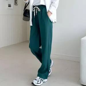 진홍-2 SW 바지 팬츠 트레이닝 밴딩 와이드 트레이닝팬츠 트레이닝바지 여성 [BPS55812]