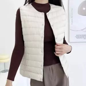 다운 여성 패딩조끼 경량 패딩 베스트 여자 조끼 [BLV63653]