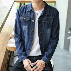 가슴 포켓 디자인 가을 아우터 데님자켓 [BIP53114]